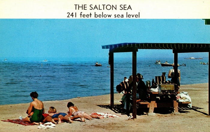 Salton Sea Area - Old Postcard (newer photo)